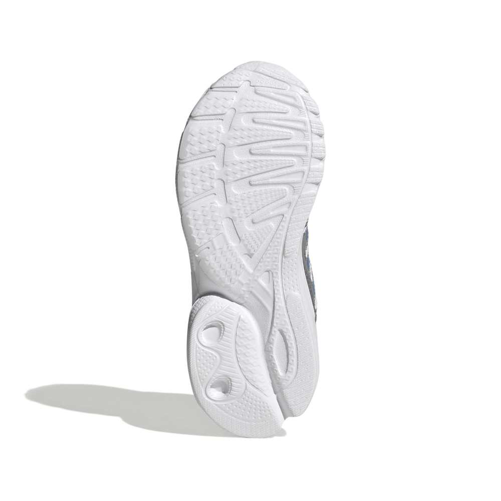 adidas Childrens Adistar Control 5 LED Elastic Lace - Light Solid Grey / Blue/ White