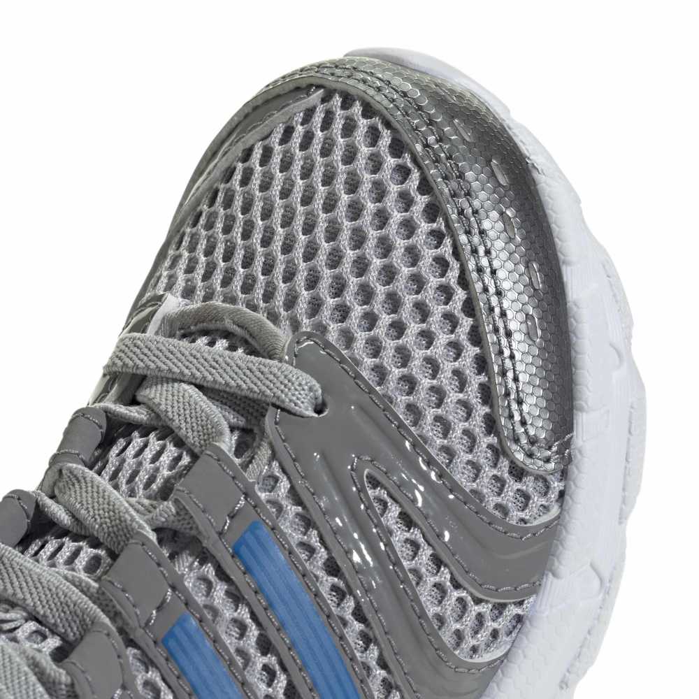 adidas Childrens Adistar Control 5 LED Elastic Lace - Light Solid Grey / Blue/ White