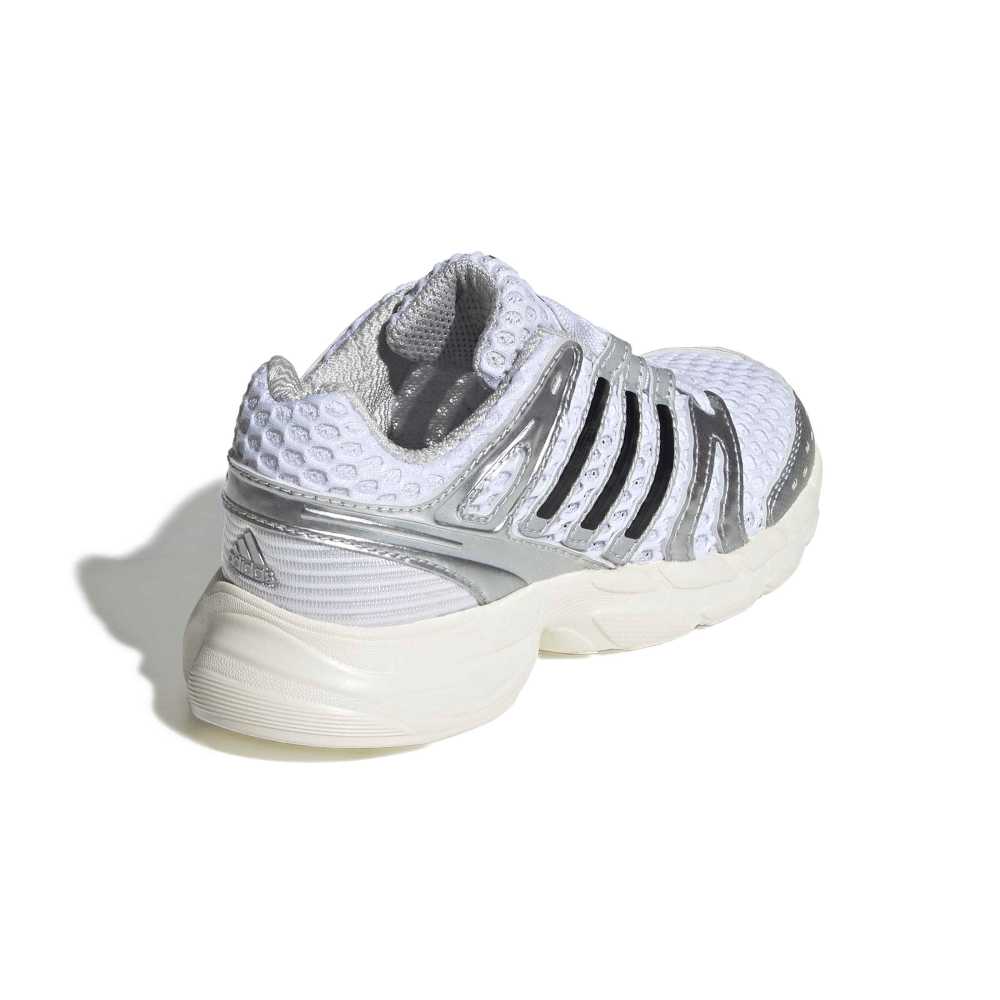 adidas Childrens Adistar Control 5 - White / Silver Metallic / Green