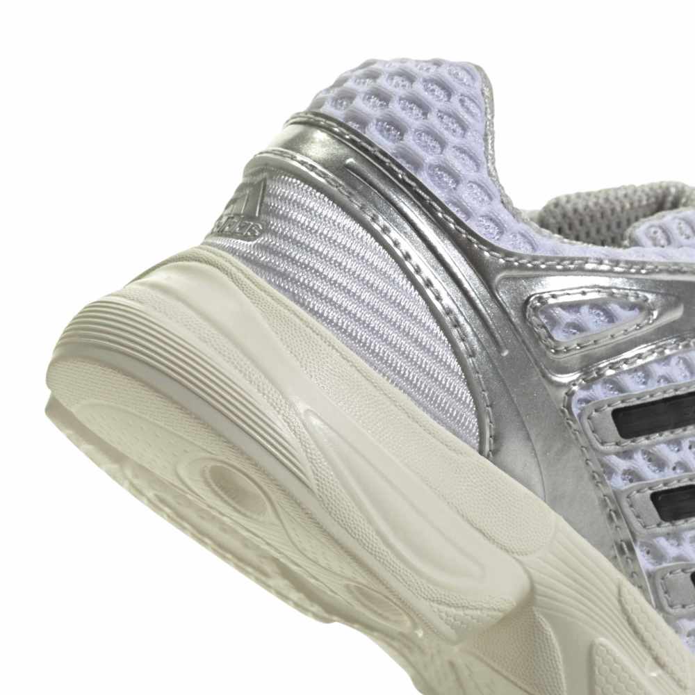 adidas Childrens Adistar Control 5 - White / Silver Metallic / Green