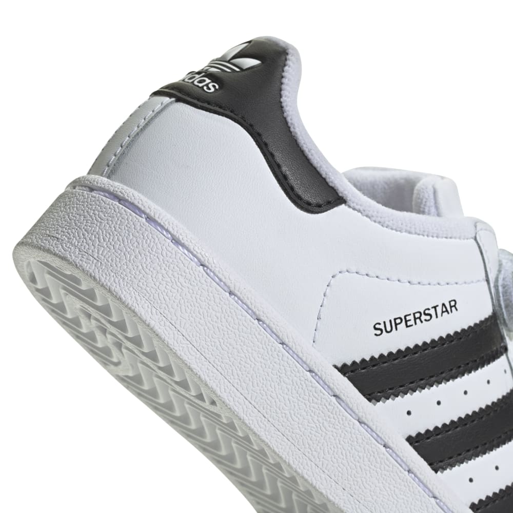 adidas Childrens Superstar II Comfort Closure - Cloud White / Core Black