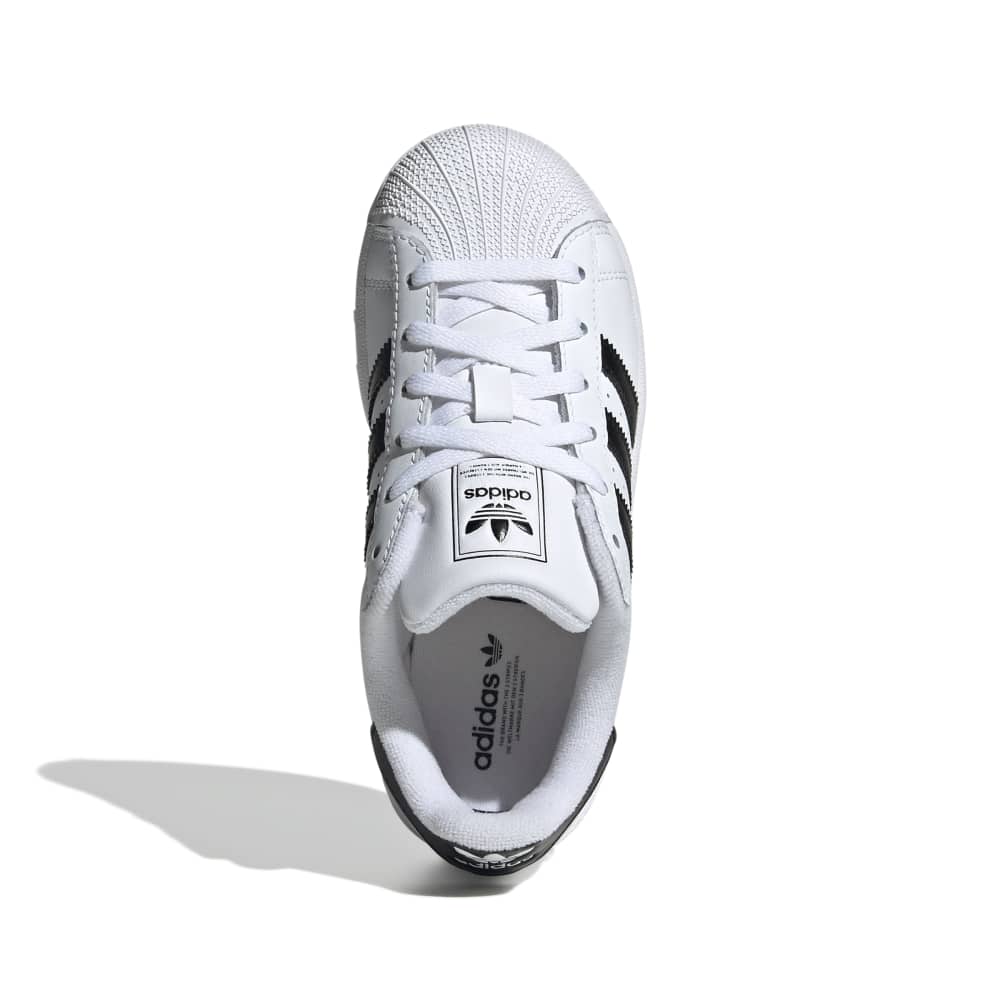 adidas Childrens Superstar II Comfort Closure - White / Black