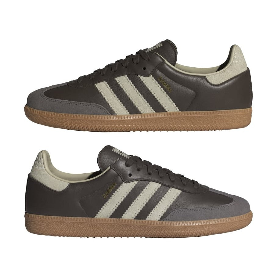 adidas Samba OG - Brown / Grey / Gold Metallic