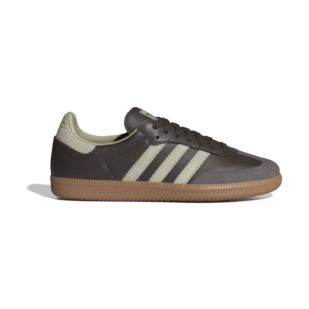adidas Samba OG - Brown / Grey / Gold Metallic