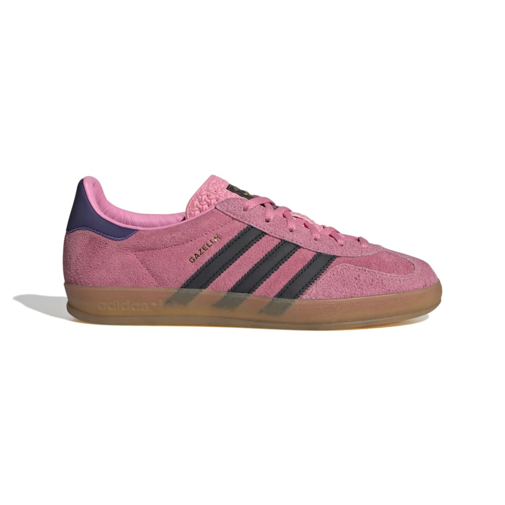 adidas Womens Gazelle Indoor - Bliss Pink / Core Black / Collegiate Purple
