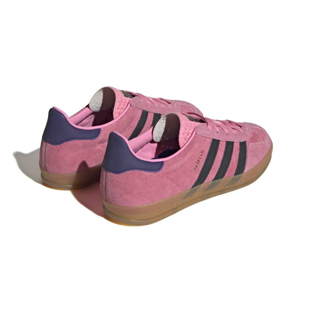 adidas Womens Gazelle Indoor - Bliss Pink / Core Black / Collegiate Purple