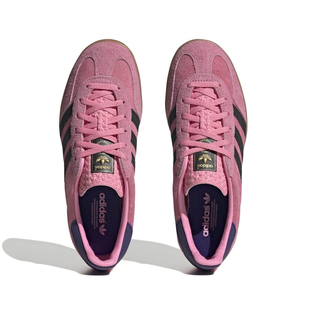 adidas Womens Gazelle Indoor - Bliss Pink / Core Black / Collegiate Purple