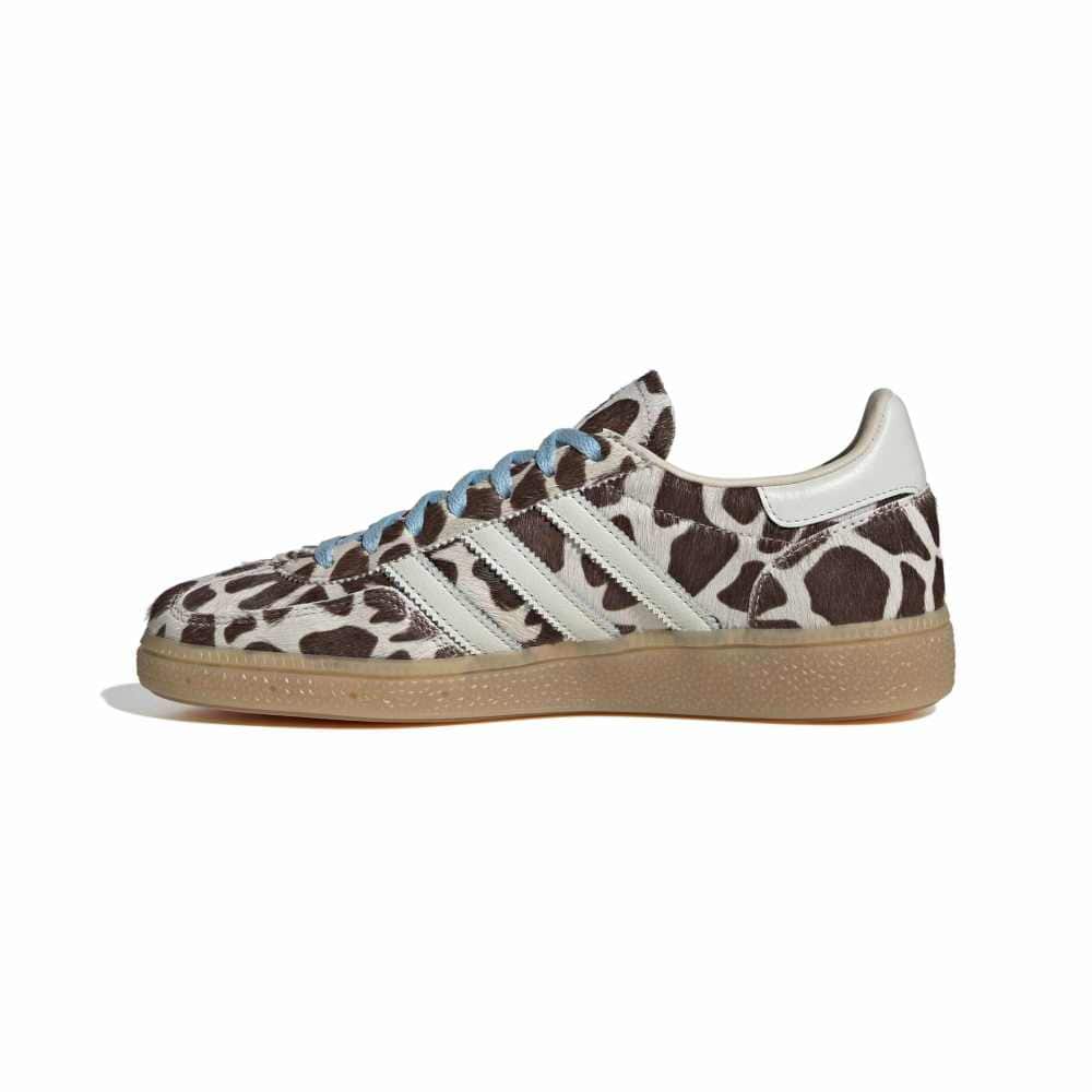 adidas Womens Handball Spezial (Animal Print) - Linen / Ivory / Blue