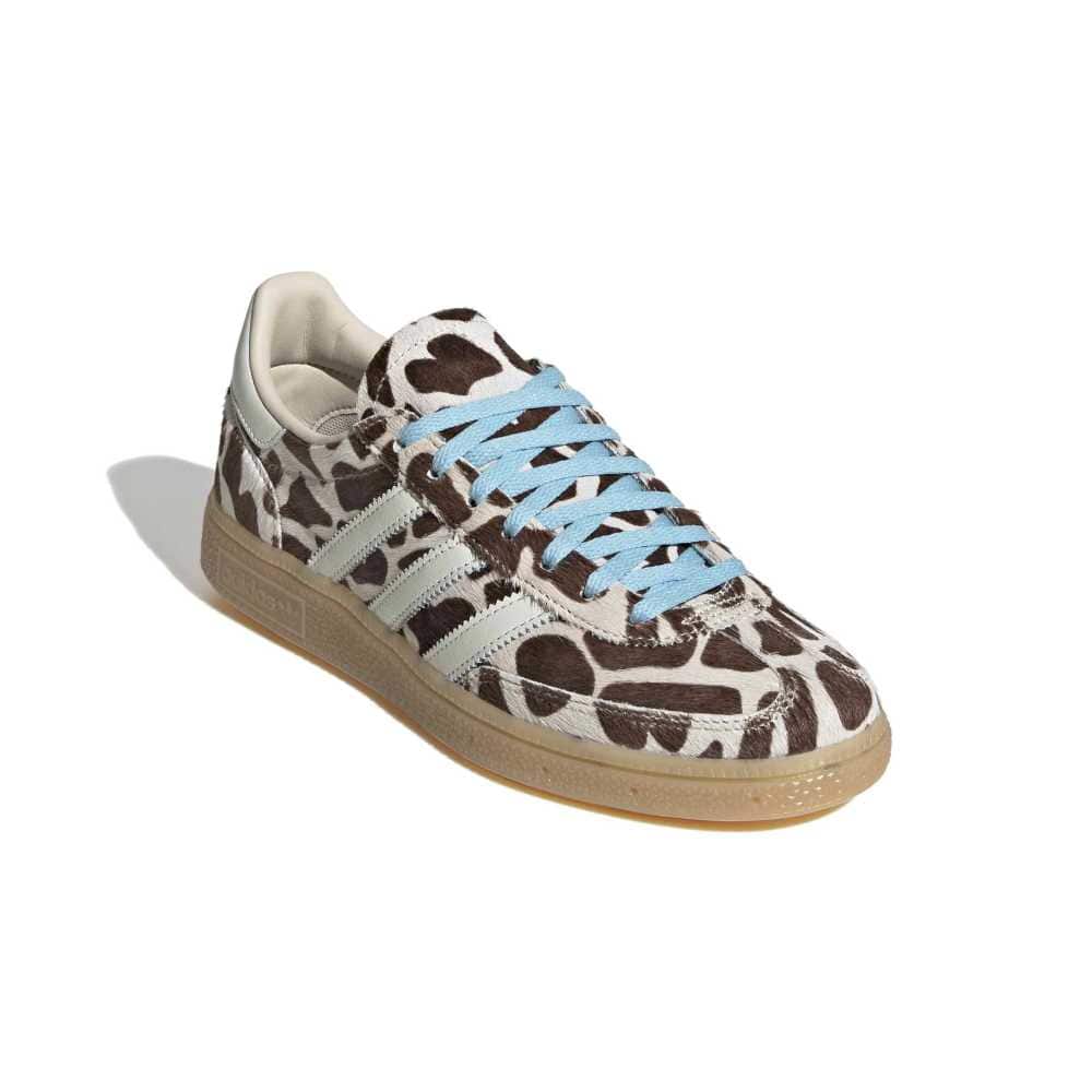 adidas Womens Handball Spezial (Animal Print) - Linen / Ivory / Blue