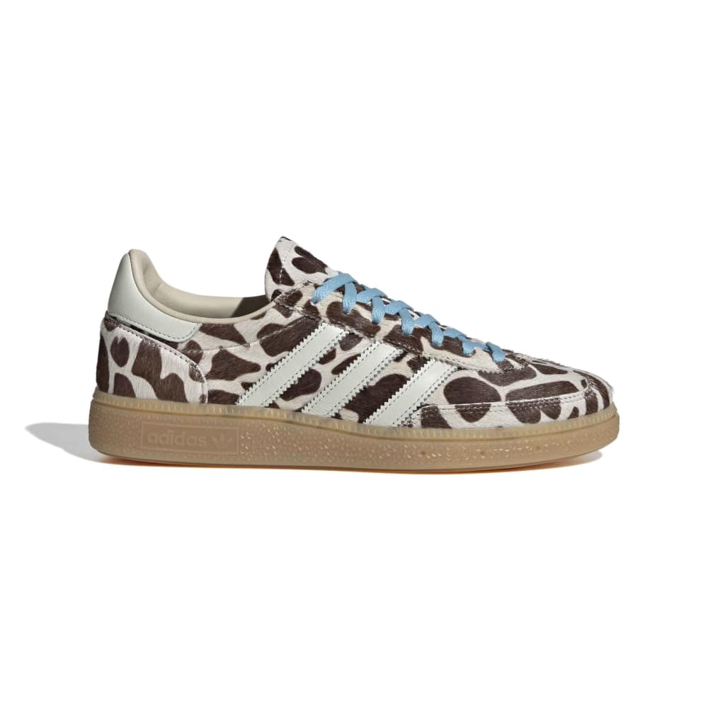 adidas Womens Handball Spezial (Animal Print) - Linen / Ivory / Blue