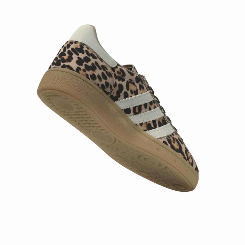 adidas Womens Handball Spezial (Leopard Print) - Beige / Ivory / Aurora Ivy