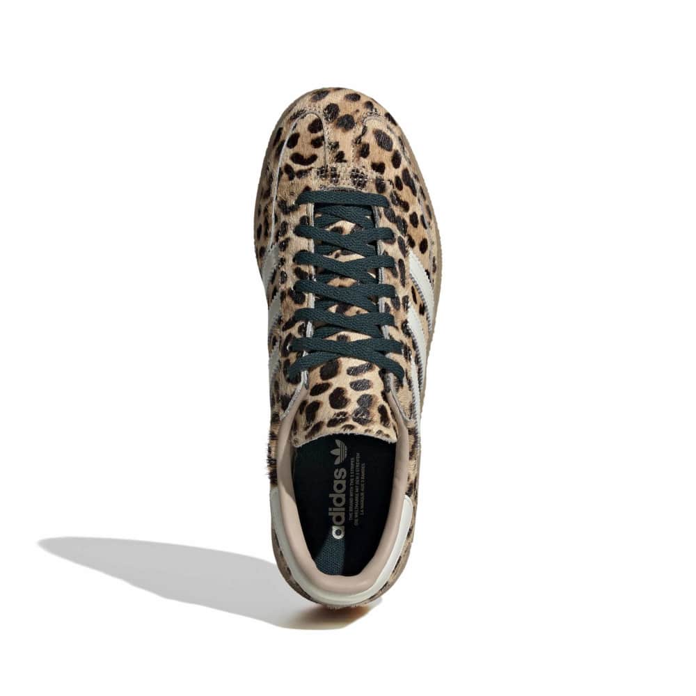 adidas Womens Handball Spezial (Leopard Print) - Beige / Ivory / Aurora Ivy