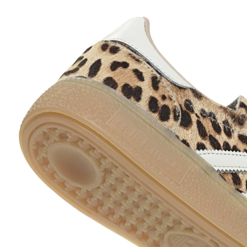 adidas Womens Handball Spezial (Leopard Print) - Beige / Ivory / Aurora Ivy