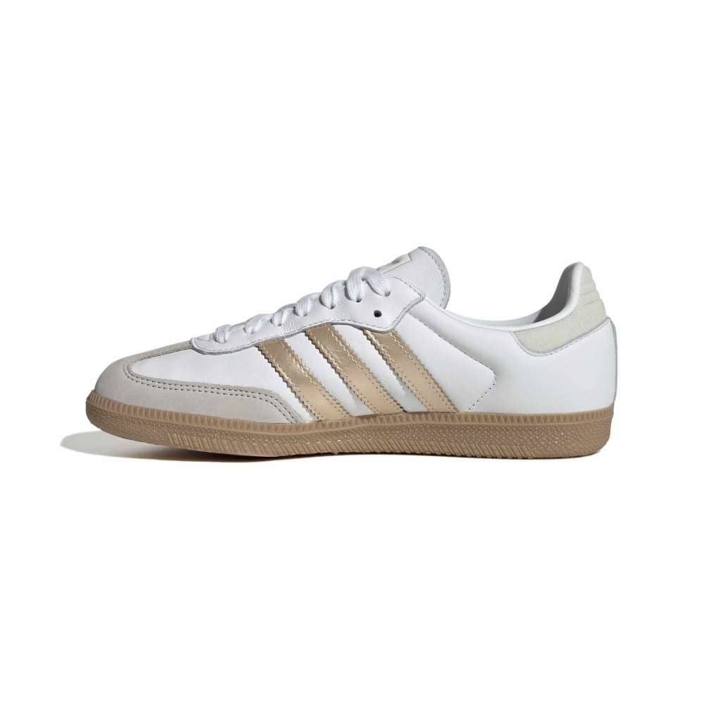 adidas Womens Samba OG - Cloud White / Wonder Gold Met. / Grey One