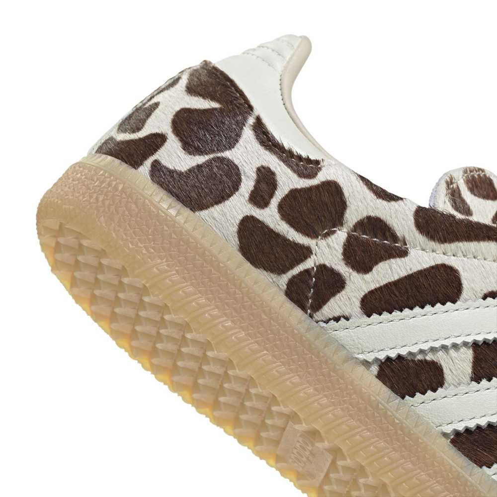 adidas Womens Samba OG (Animal Print) - Crystal Linen / Ivory / Gum