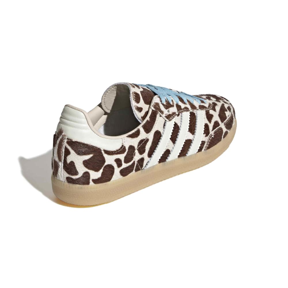 adidas Womens Samba OG (Animal Print) - Crystal Linen / Ivory / Gum
