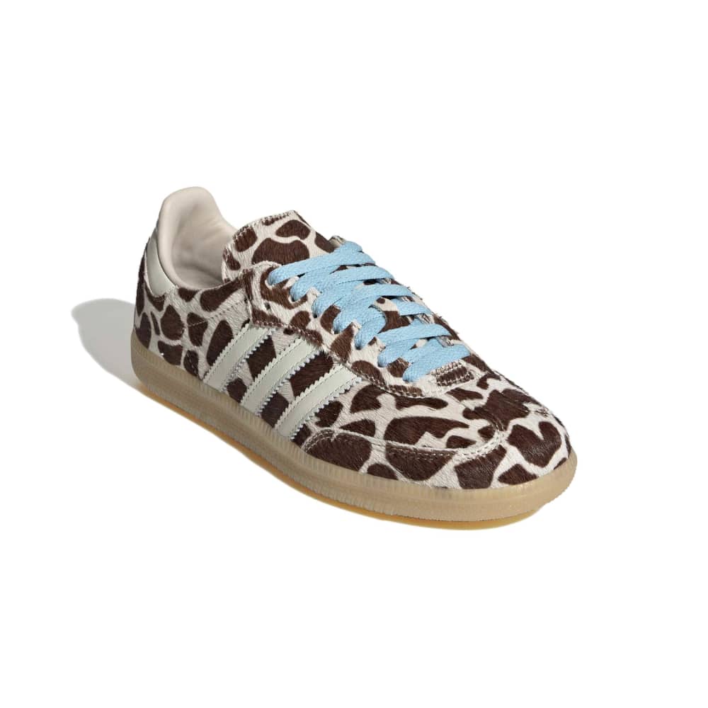 adidas Womens Samba OG (Animal Print) - Crystal Linen / Ivory / Gum