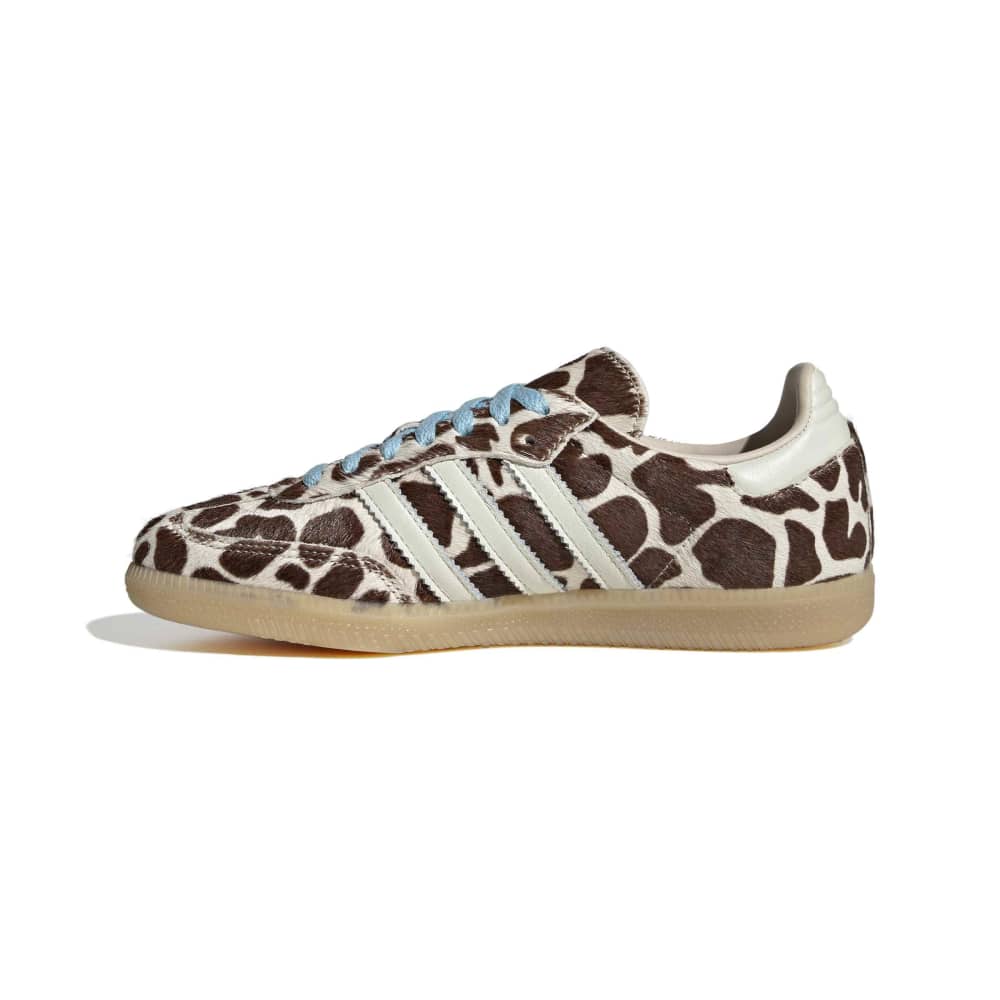adidas Womens Samba OG (Animal Print) - Crystal Linen / Ivory / Gum