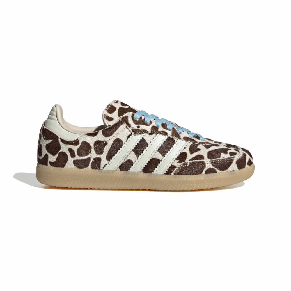 adidas Womens Samba OG (Animal Print) - Crystal Linen / Ivory / Gum