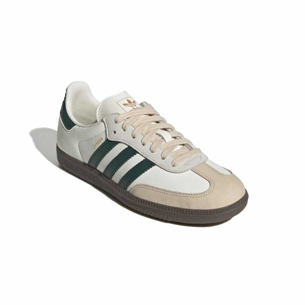 adidas Womens Samba OG - Off White / Collegiate Green / Sand Strata