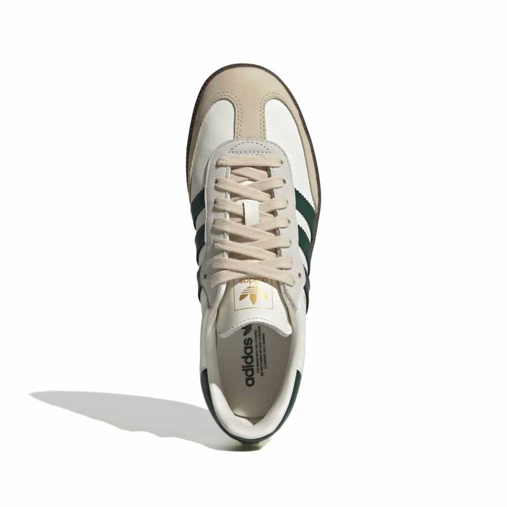 adidas Womens Samba OG - Off White / Collegiate Green / Sand Strata