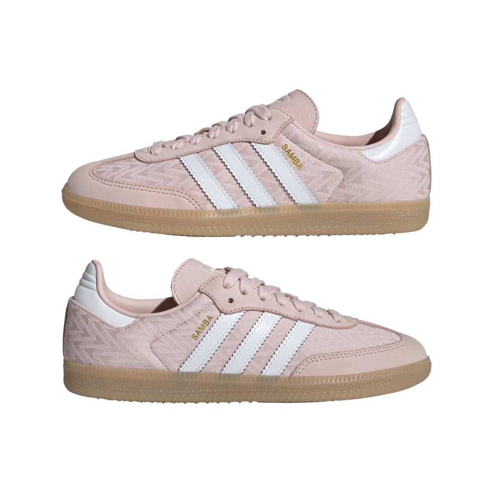 adidas Womens Samba OG - Sandy Pink / Cloud White / Gold Metallic