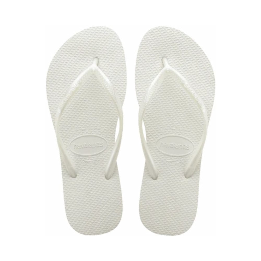 Havaianas Womens Slim Metallic - White