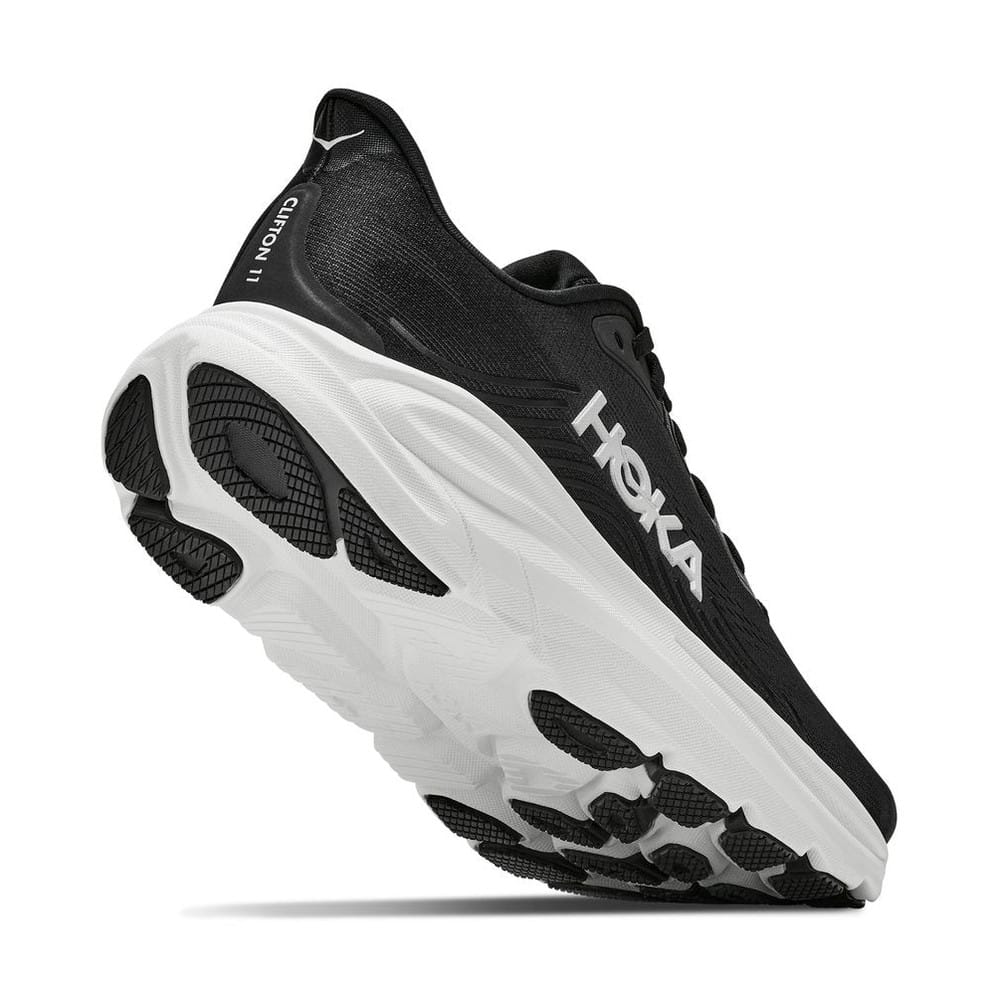 HOKA Womens CLIFTON 11 - Black / White