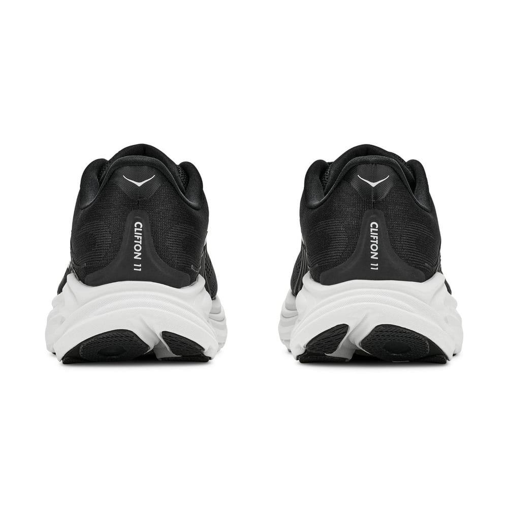 HOKA Womens CLIFTON 11 - Black / White