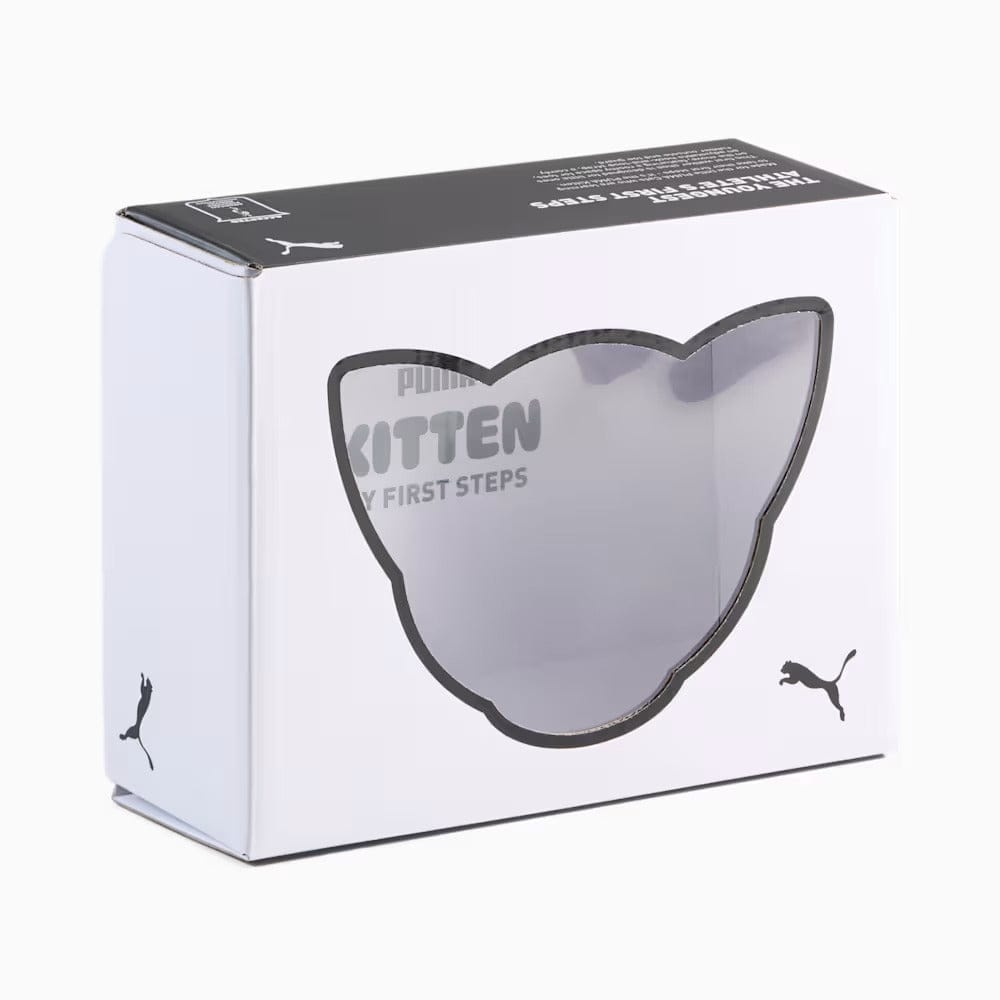 PUMA Infants Kitten Premium V Slip On - All Time Red / White / Gold