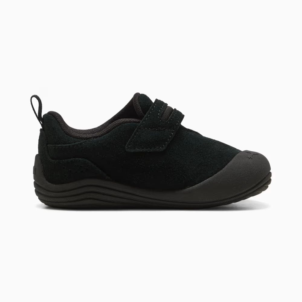 PUMA Infants Kitten Premium V Slip On - Black / White / Gold