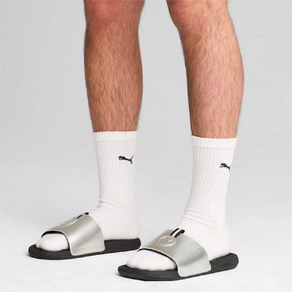 PUMA Cool Cat 2.0 Metallic Slide - Black / Silver