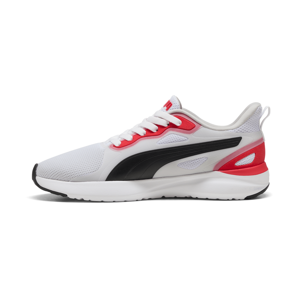 PUMA Softride Cosmic Street Sliptech - White / Black / All Time Red