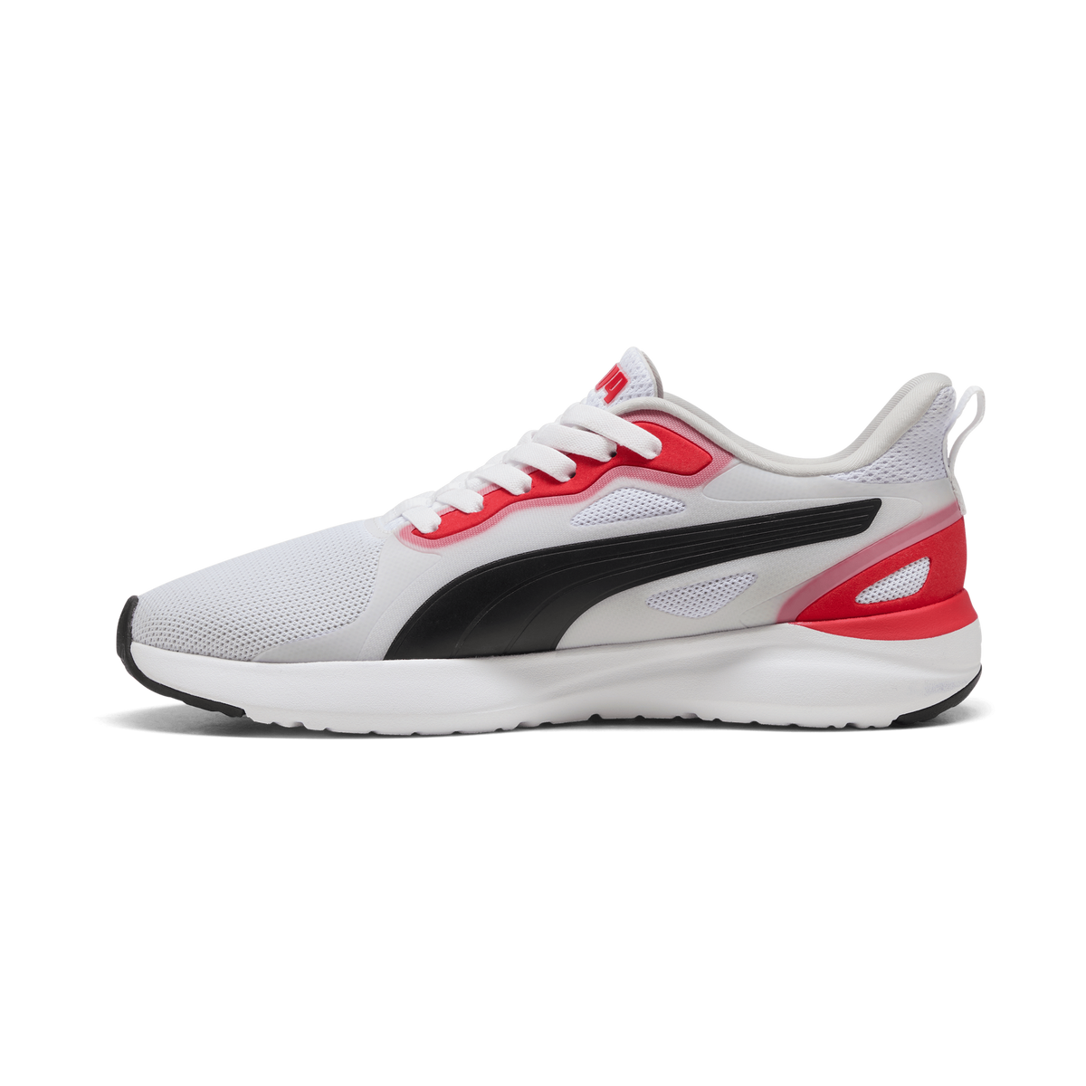 PUMA Softride Cosmic Street Sliptech - White / Black / All Time Red