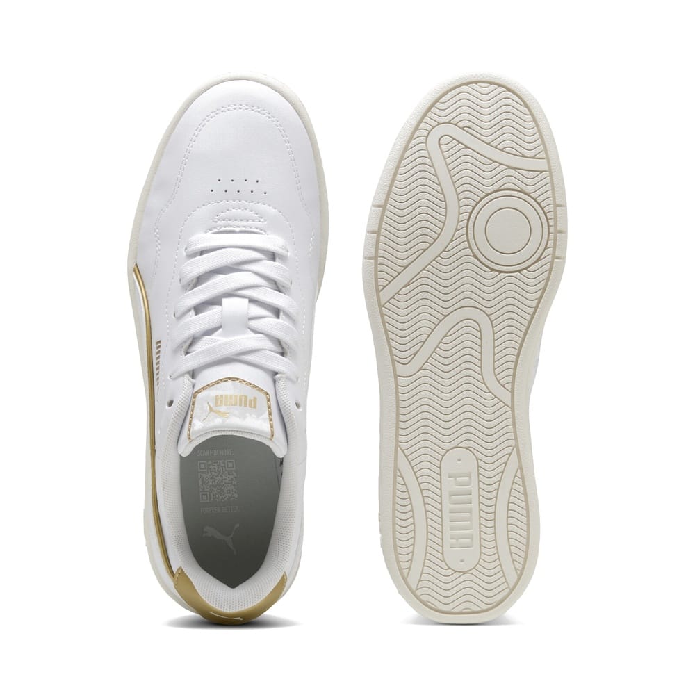 PUMA Womens Court Lally - White / White / Gold
