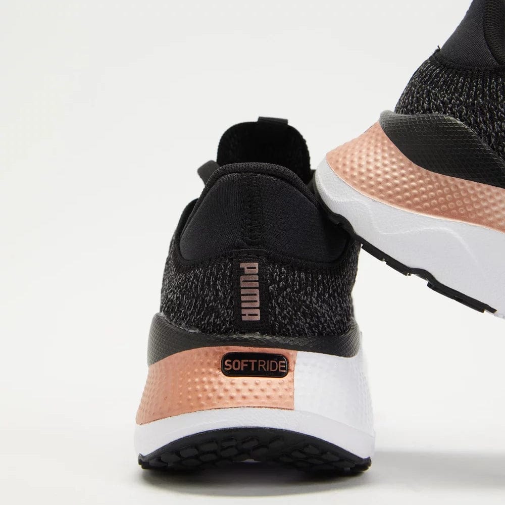PUMA Womens Softride Mayve - Black / Grey