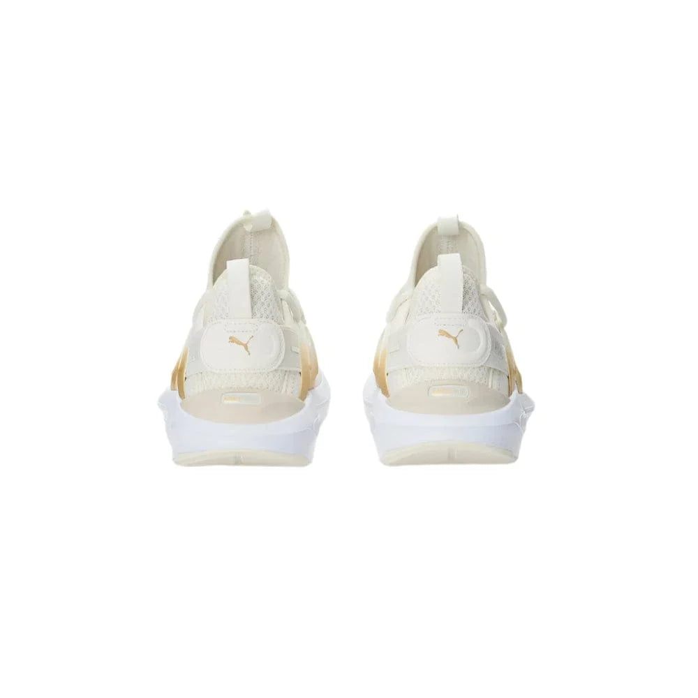 PUMA Womens Softride Enzo 5 Metallic - White/Gold/Black
