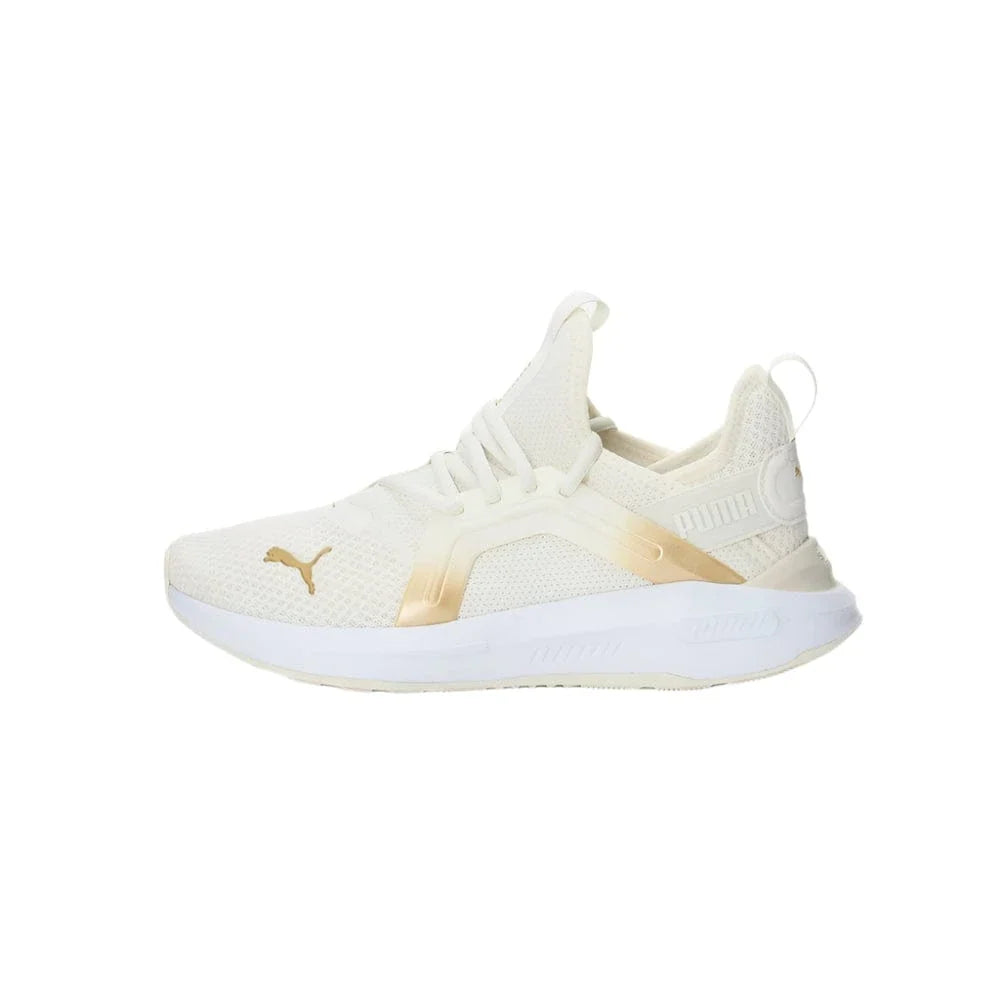 PUMA Womens Softride Enzo 5 Metallic - White/Gold/Black
